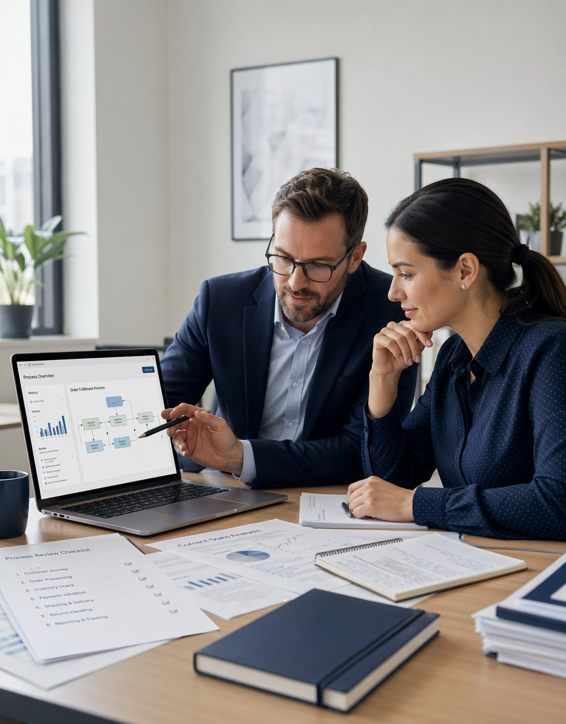 Analiza procesów w firmie przed wdrożeniem automatyzacji i AI