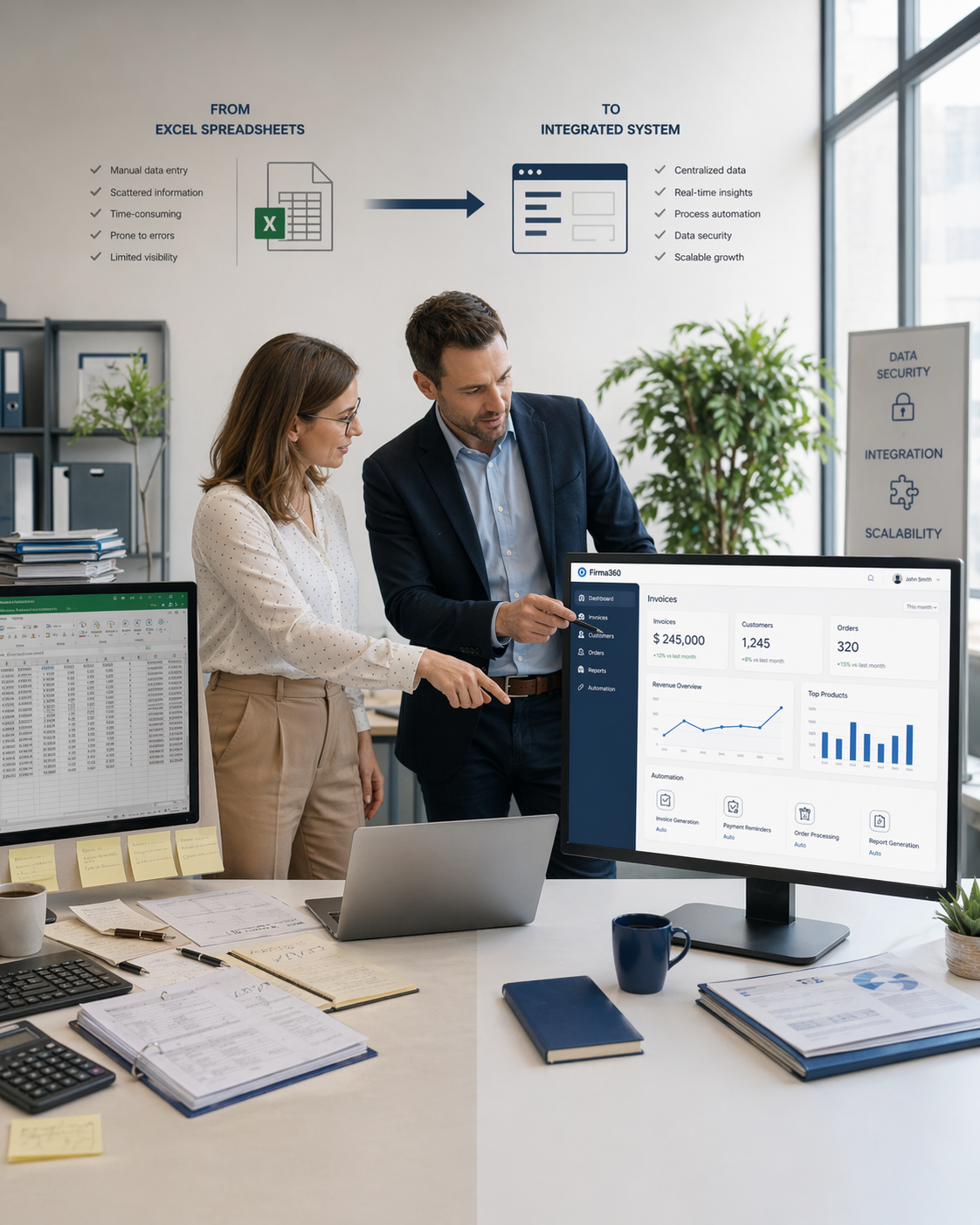 Zaawansowany system informatyczny zastępujący arkusze Excel w nowoczesnym środowisku biznesowym